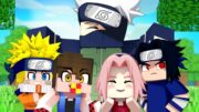 BEBÊ TREVIN foi ADOTADO pelo TIME 7 NARUTO , SASUKE e SAKURA no Minecraft