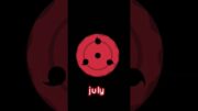 Your birthday month Your sharingan #naruto