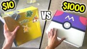 $10 vs $1000 Pokemon Mystery Box!