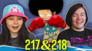 AFRO LUFFY Vs FOXY 👒 One Piece Ep 217 & 218 REACTION & REVIEW