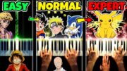 ANIME MUSIC | EASY to EXPERT, But…