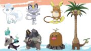 All Alolan Forms Pokemon | All Alola Pokémon in Sun and Moon