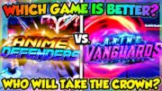 Anime Defenders vs. Anime Vanguards!! Which game will be the best!? (Roblox)