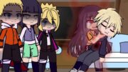 Boruto and friend's+Naruto and Hinata react Himawari x inojin