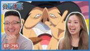 CAPONE "GANG" BEGE IS A PAPA?! PLOT TWIST! | One Piece Episode 795 Couples Reaction & Discussion