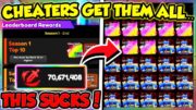 *CHEATERS* Got ALL The INFINITE LEADERBOARD REWARDS in Anime Defenders!! (Roblox)