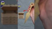 DO NOT THROW IT AWAY! How to make  KUNAI NARUTO out of cardboard. Kunai from a pizza box #Shorts