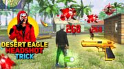 Desert Eagle One Tap Headshot Trick || Free Fire Me Headshot Kaise Mare || Khuni Gamers