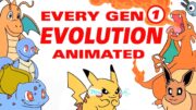 Every Gen 1 Pokemon Evolution Animated!