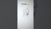 How to Draw Zoro in 10sec, 10mins, 10hrs #shorts