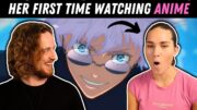 I showed my Best Friend ANIME OPENINGS & ENDINGS for THE FIRST TIME #2