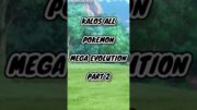 Kalos all pokemon mega evolution part 2 shorts video #pokemon #shorts #hoopa #zygarde