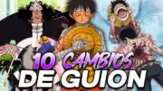 Los MEJORES CAMBIOS de GUION de ONE PIECE