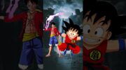 Luffy Vs Goku (who is strongest?)||comparison|| #trending #comparisionedit #viral #anime #shortsfeed