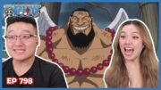 MAD MONK UROUGE DEFEATED A SWEET GENERAL! 🍭 🤯 | One Piece Episode 798 Couples Reaction & Discussion