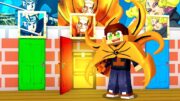 NÃO ESCOLHA A PORTA ERRADA de NARUTO X BORUTO no MINECRAFT !! ‹ Ine ›