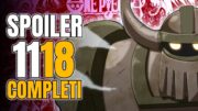 ONE PIECE SPOILER 1118 – ANTICIPAZIONI ONE PIECE 1118 #Onepiece1118