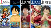 One Piece PlayStation Evolution PS1 – PS5 #evolutiongame #one_piece