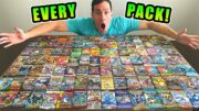 Opening EVERY Pack of Pokemon Cards!