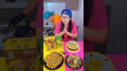 Pokemon cake vs spicy sauce ice cream challenge!🍧 #pokemon #funny #shorts by Ethan Funny Family