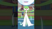 Pokemon papah gardevoir vs mas gallade #shorts #pokemon #animekartun