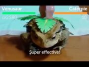 Real Life Pokemon GO Battle! *VENUSAUR VS CATERPIE* Super Realistic Augmented Reality AR Mode