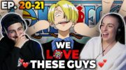 SANJI AND ZEFF! 😍 *ONE PIECE* Episodes 20-21 REACTION!