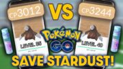 SAVE STARDUST and *ONLY POWER UP TO LEVEL 35* in POKEMON GO | #shorts