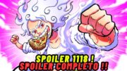 SPOILER COMPLETO ONE PIECE 1118 ! BONNEY NIKA Y LUFFY NIKA VS GOROSEI ! SU NOMBRE ES !!!