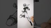 StickMan|Naruto Drawing Transformation😳 #shorts #anime #drawing