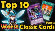 Top 10 Worst Classic Cards in Yugioh [Part 3: Legacy of Darkness and Labyrinth of Nightmare]