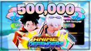 💎 Will 500,000 GEMS Get *NEW* Limited SECRET "Gojo" In Anime Defenders?