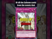 Yu-Gi-Oh! Did You Know The Solemn Cards… #Shorts