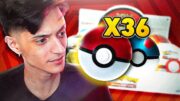 💥 ZANO vs 36 POKEBALL TIN! | POKEMON PACK OPENING