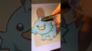 desenhando um pokémon só com a silhueta! #pokemon #desenho