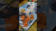 drawing naruto vs sasuke final battle #shorts