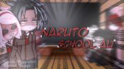 ↳🍜 Naruto School/Modern AU react to Original ↲ || Naruto Shippuden ||1/1||Canon Shipps || PT-BR/EN||