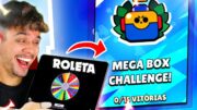 15/0 no NOVO DESAFIO das MEGACAIXAS *com brawlers da ROLETA* 😎😎