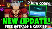 [2 NEW CODES] Free Astrals & New Summer Update Portal Carries | Anime Champions