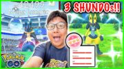 3 SHUNDO Lucario Caught on Mega Lucario Raid Day in Toronto, Canada – Pokemon GO