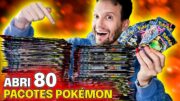 ABRI 80 PACOTES POKÉMON | CAPITÃO HUNTER CARTAS POKEMON TCG