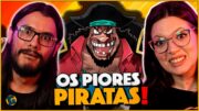 ANA REAGE a TRIPULAÇÃO DO BARBA NEGRA de One Piece!