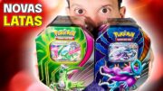 AS NOVAS LATAS POKEMON VOLTARAM E … | CAPITÃO HUNTER CARTAS POKEMON TCG