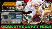 BOOST 3 GEAR FIVE LUFFY GAMEPLAY | ONE PIECE BOUNTY RUSH | OPBR