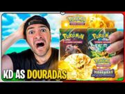 Cadê CARTAS POKÉMON DOURADAS?????????