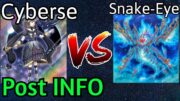 Cyberse Adventure Fiendsmith Vs Snake-Eye Fiendsmith Post INFO Yu-Gi-Oh!