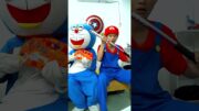 Funny Anime  – Super Mario Bros vs Doraemon x Tanjiro #shorts  #funny #liveaction #anime