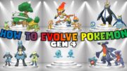 How To Evolve Every Pokemon From 4th Generation