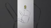 How to draw anime hand to get better #tutorial #drawing #yearofyou