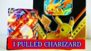 *I PULLED CHARIZARD* Pokemon Pikachu V Box